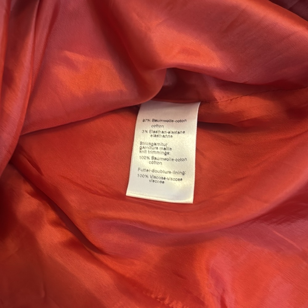 Akris Punto orange/red belted dress - Picture 11 of 11